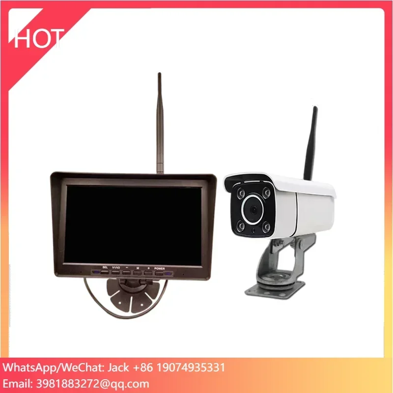 

30x Zoom 2MP Security Camera 2.4GHz Digital Wireless Network 10.1" System Car Camera Wheel Crane For Construction Site