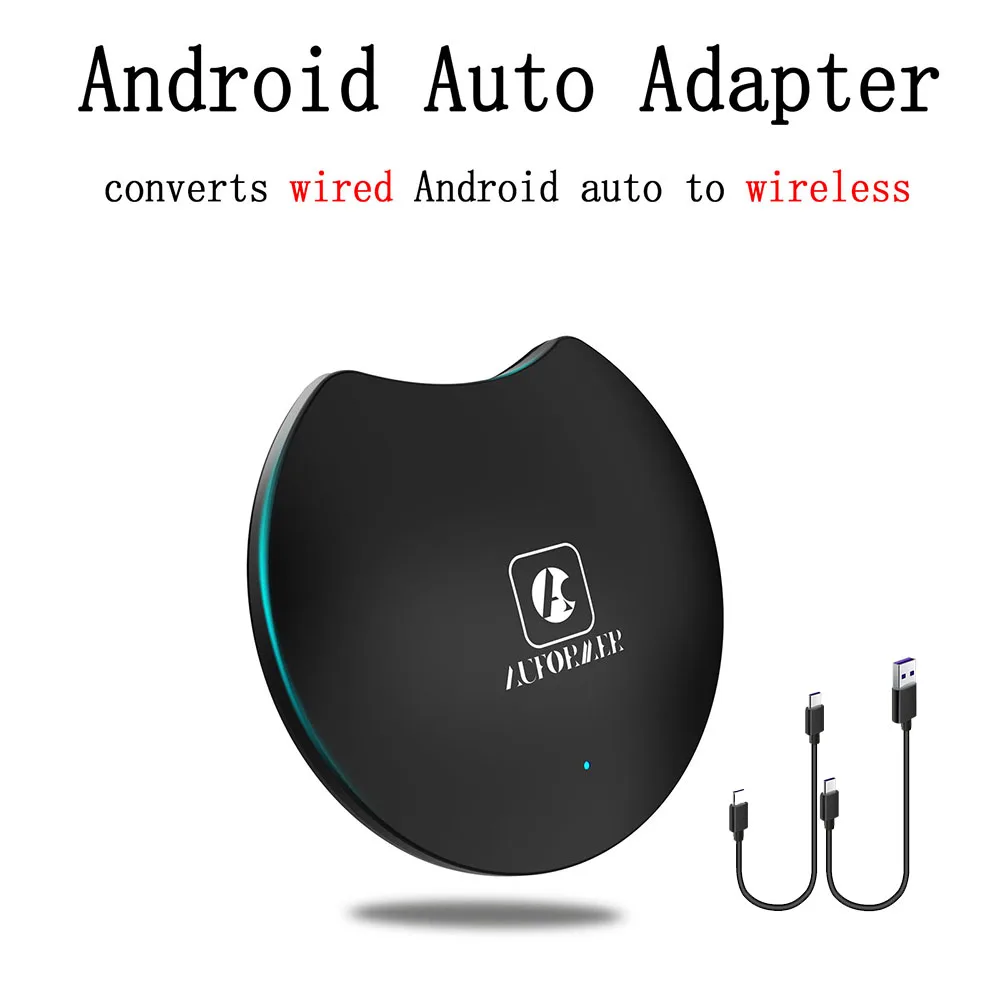 Auformer Newest Wireless Android Auto Adapter Bluetooth Ai Box For Audi VW Benz Kia Honda Toyota Ford Link Your Phone To Car