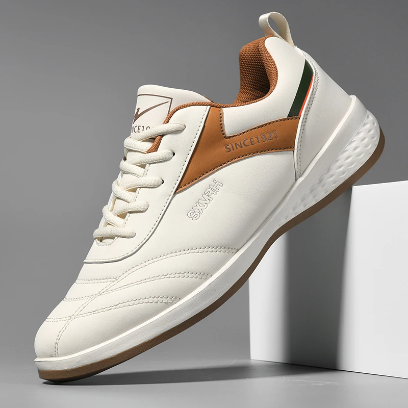 Double Star Men's Shoes Spring and Autumn Waterproof Walking Shoes Casual Men's Leather Sports Shoes Anti slip Shoes