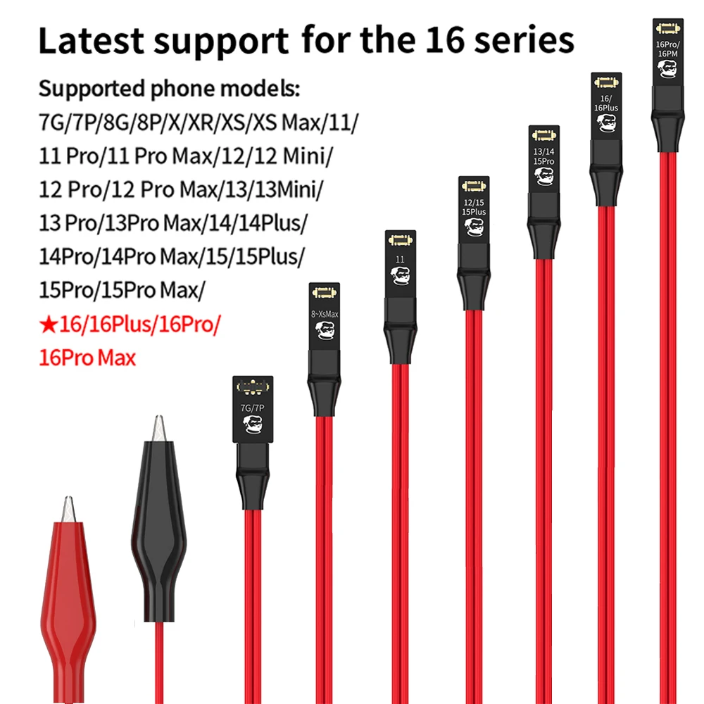 MECHANIC POWER AIR Power Boot Cable Suitable for IPhone 7-16Pro Max Current Test Motherboard Repair Power Supply Boot Cable Tool