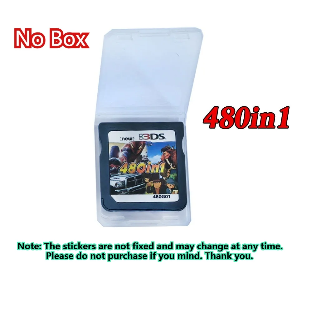 482-in-1 Kompilation DS NDS 3DS 3DS NDSL Spielkassette Videospiel-Handheld-Player Spielkarte (R4-Karte) 472-in-1/486-in-1/502-in-1...