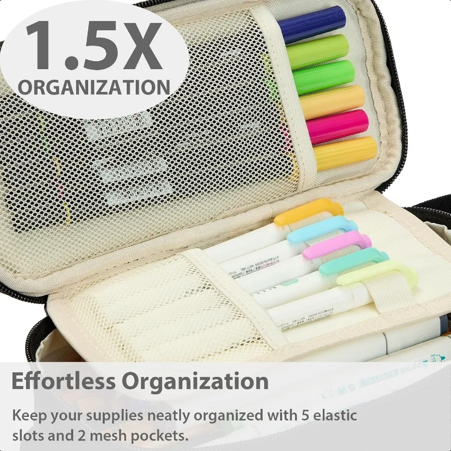 ペンケース ポーチ ボックス バッグ スクール用品 女子 男子 可愛い プレッピー 大容量 エステティック ペンオーガナイザー 新学期