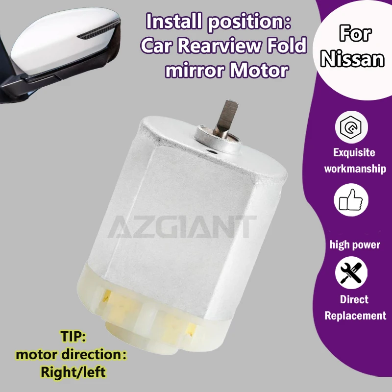 

AZGIANT FC-140SA Car rear view mirror Engine motor parts For Nissan Fairlady Z Z34/370Z/Pathfinder R53/Sylphy MK14/Armada Y62