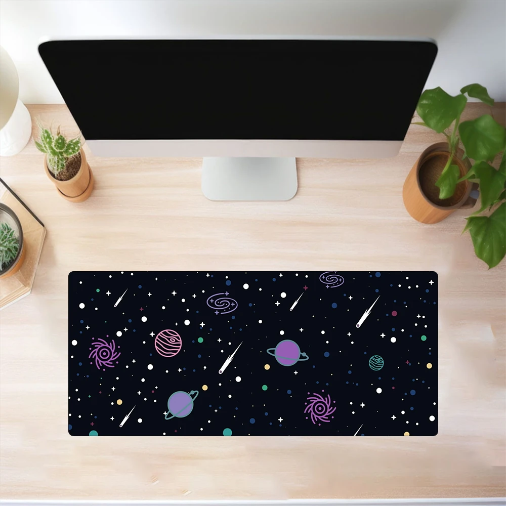 Laptop Black Mat Mouse Pad 900x400 Pc Gamer Desk Mat  Xxl Carpet Big Mousepad Gamer Computer Table Rubber Mat