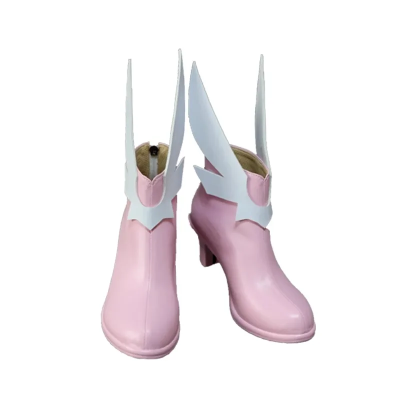 Fate Kaleid Liner PRISMA ILLYA Illyasviel von Einzbern Cosplay Kostüm Schuhe Anime Rosa Niedliche handgemachte Kunstlederstiefel