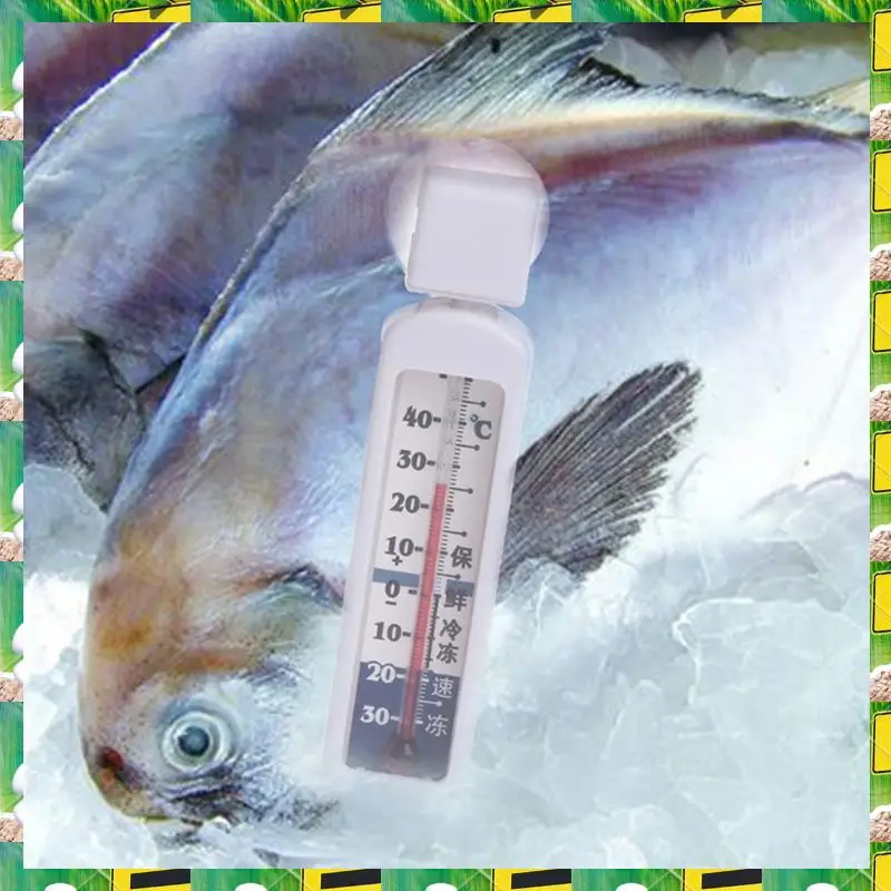 3C Electron 5 Pack Refrigerator Line Freezer Thermometer Fridge Refrigeration Temperature Gauge Monitor Home Use -30℃-40℃,5 Pack