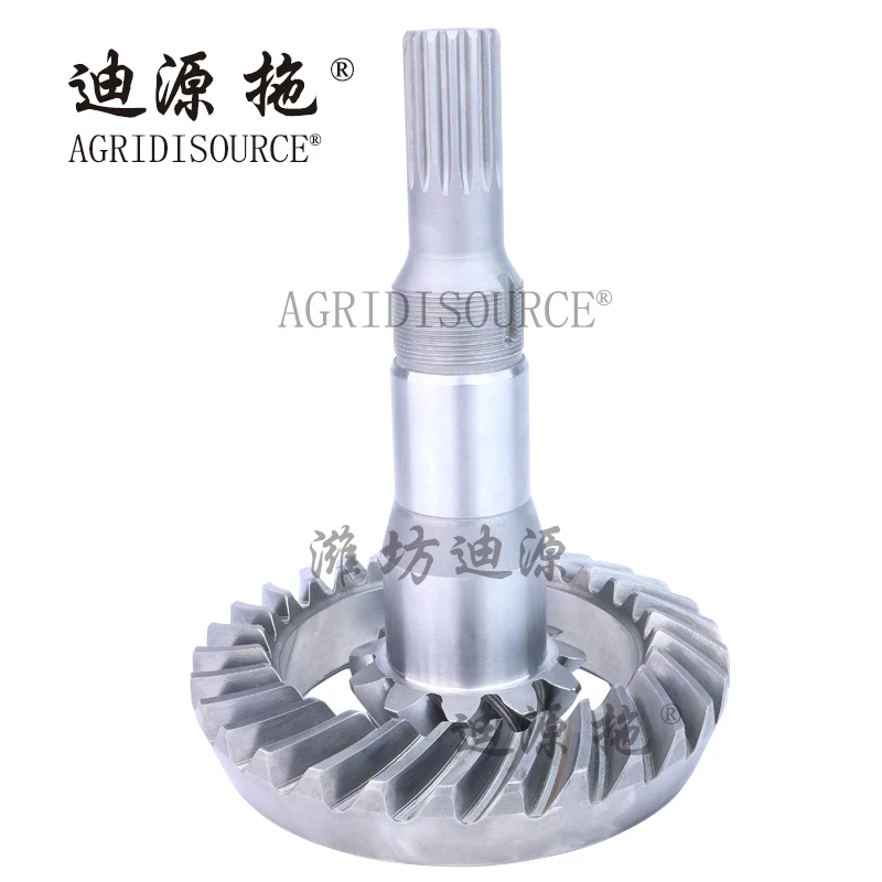 Main and passive spiral bevel gear assembly for Foton Lovol tractor, part number:TC03311020013