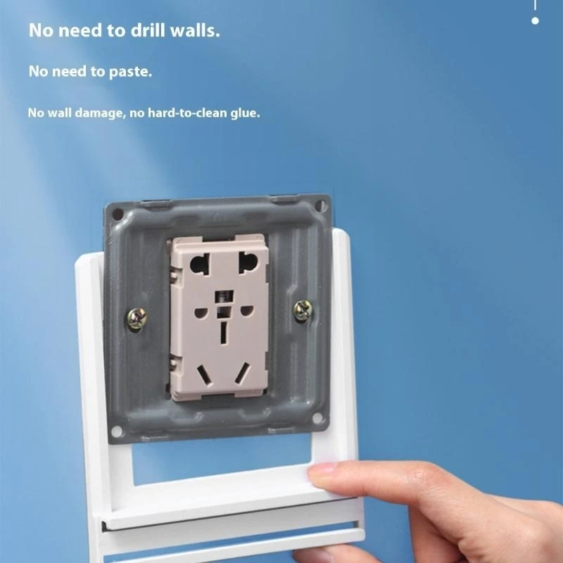 دعامة تثبيت على الحائط لكاميرا الأمان العالمية على شكل حرف L معزولة لتنظيم كابلات البناء من الكمبيوتر الشخصي، رف سهل التركيب