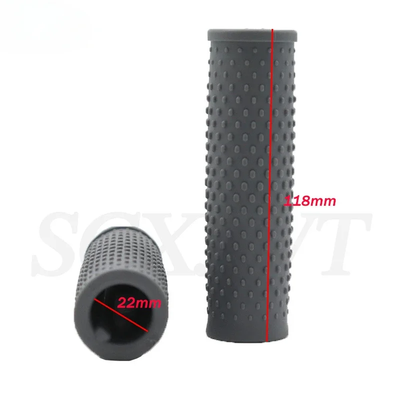 1 Pair Rubber Handlebar Grip for Xiaomi M365/Pro/1s/Pro2 Electric Scooter Accessories Non-slip black Skateboard Riding Parts