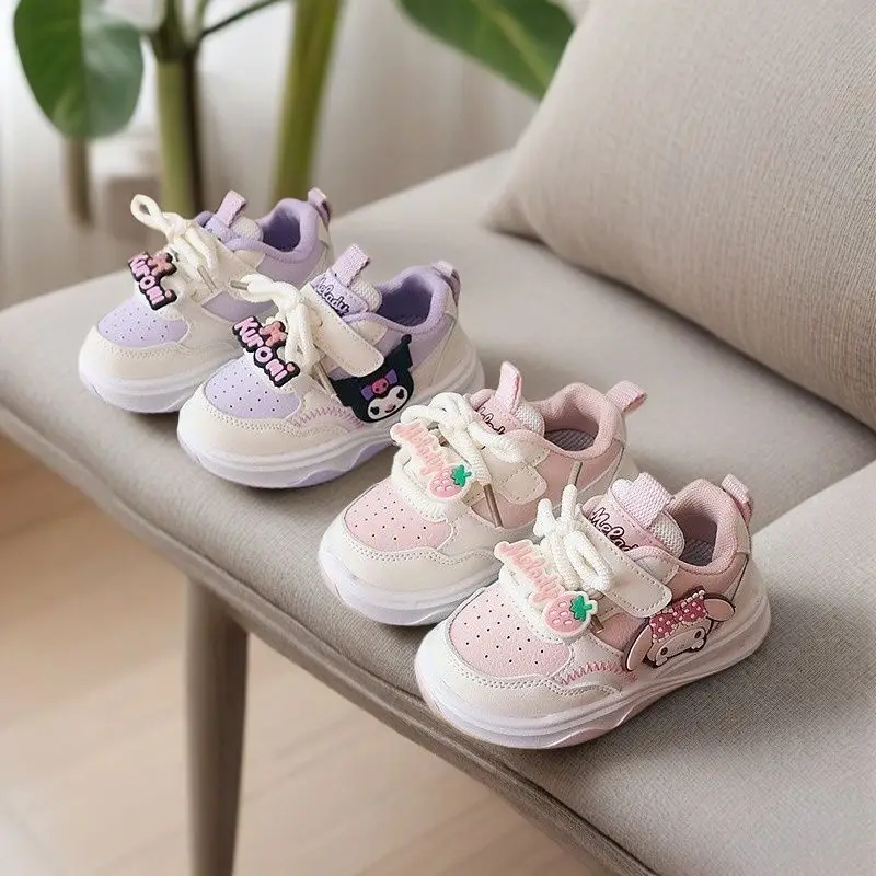 

Kuromi Sanrio Kids Skate Shoes Cosplay Girl Casual Comfortable Breathable Sports Fashion Children Cartoon Shoes Autumn Winter
