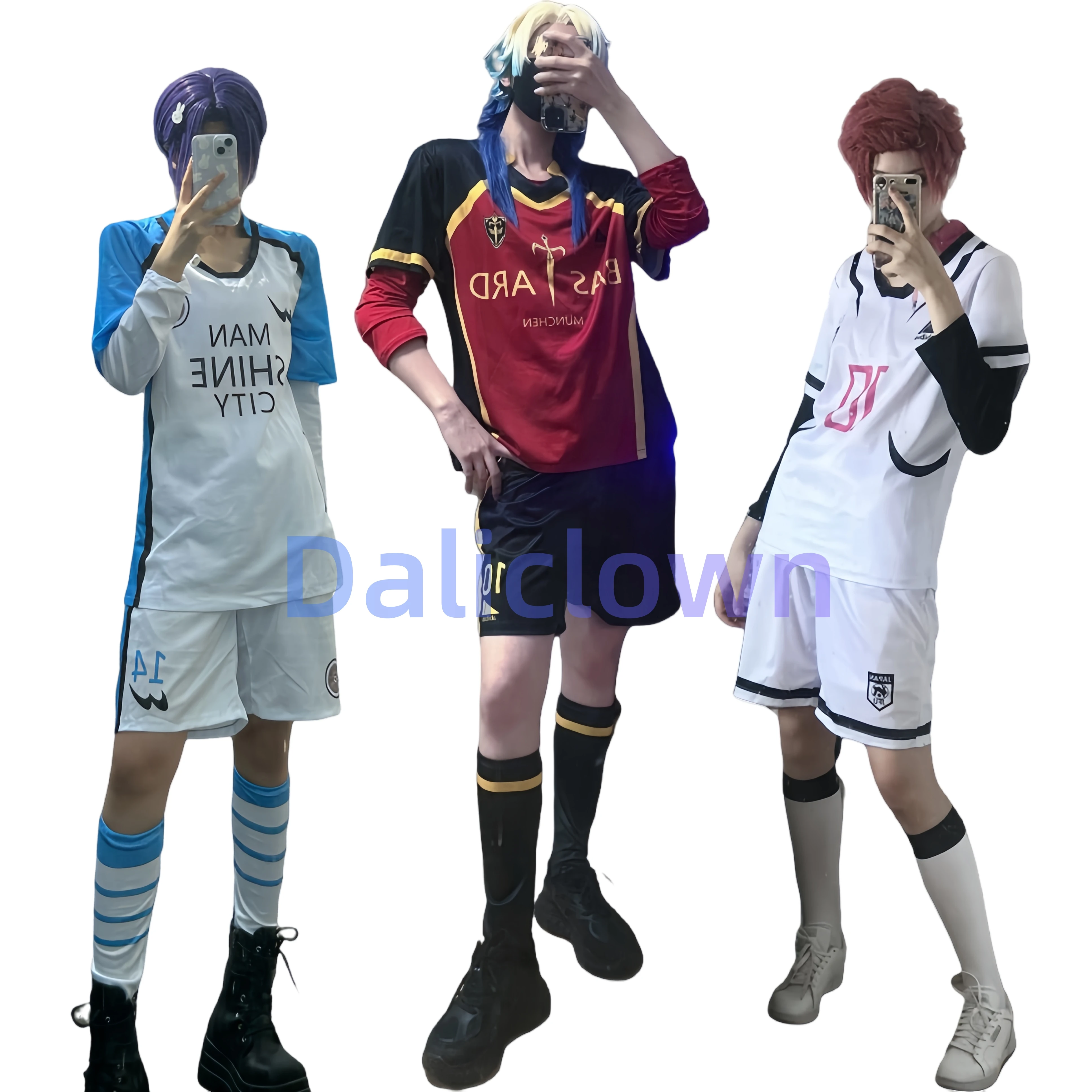 Disfraz de Cosplay de Anime, Conjunto de Jersey y Pantalones Cortos a Juego, Uniforme de Entrenamiento, de Nagi 8, Ness 10, Kaiser, Isagi Reo, Sae Shidou