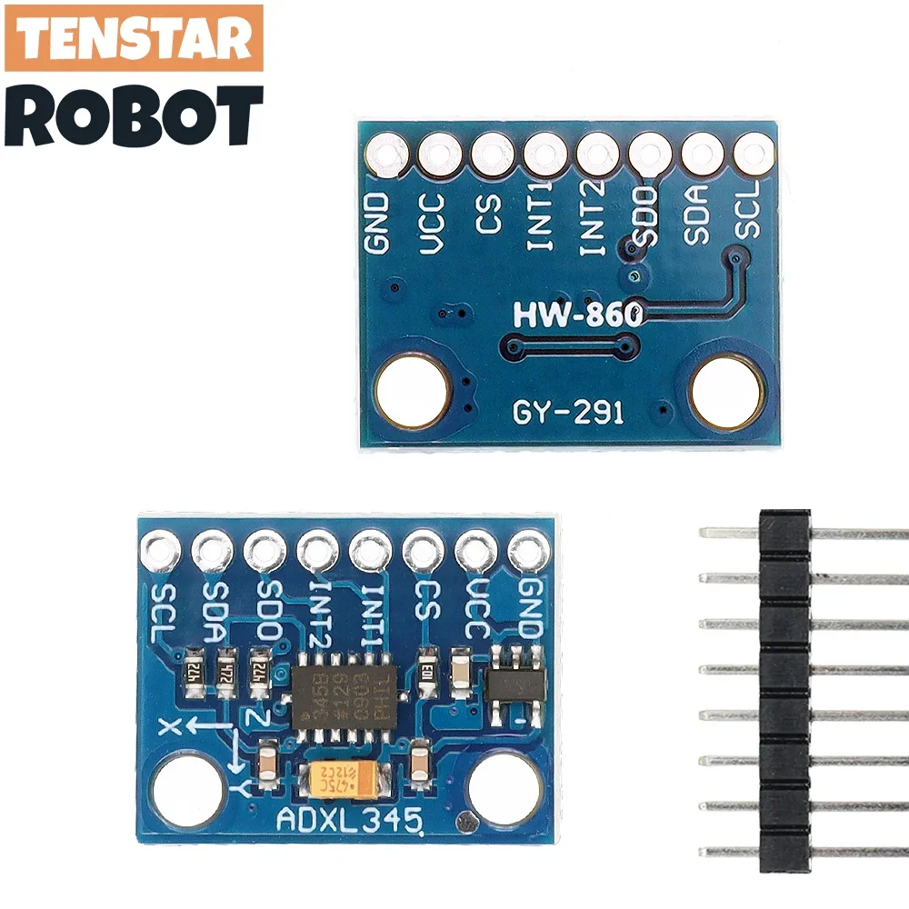 GY-291 ADXL345 3-Axis Digital Gravity Sensor Acceleration Module IIC SPI Transmission