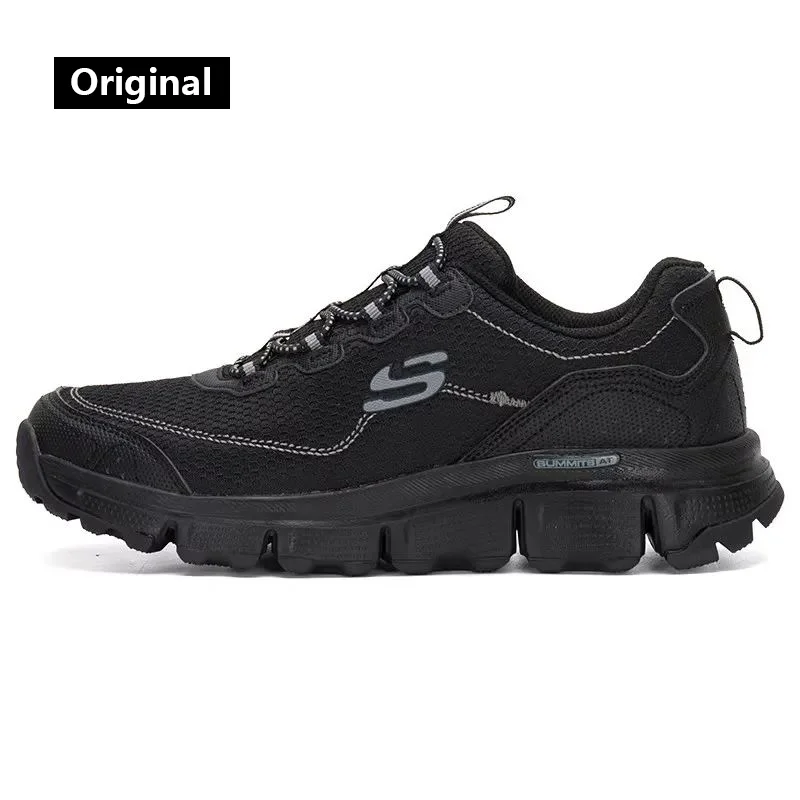 Skechers men's sneakers New summer fashion breathable casual shoes Lightweight comfortable walking shoes 237704-BBK