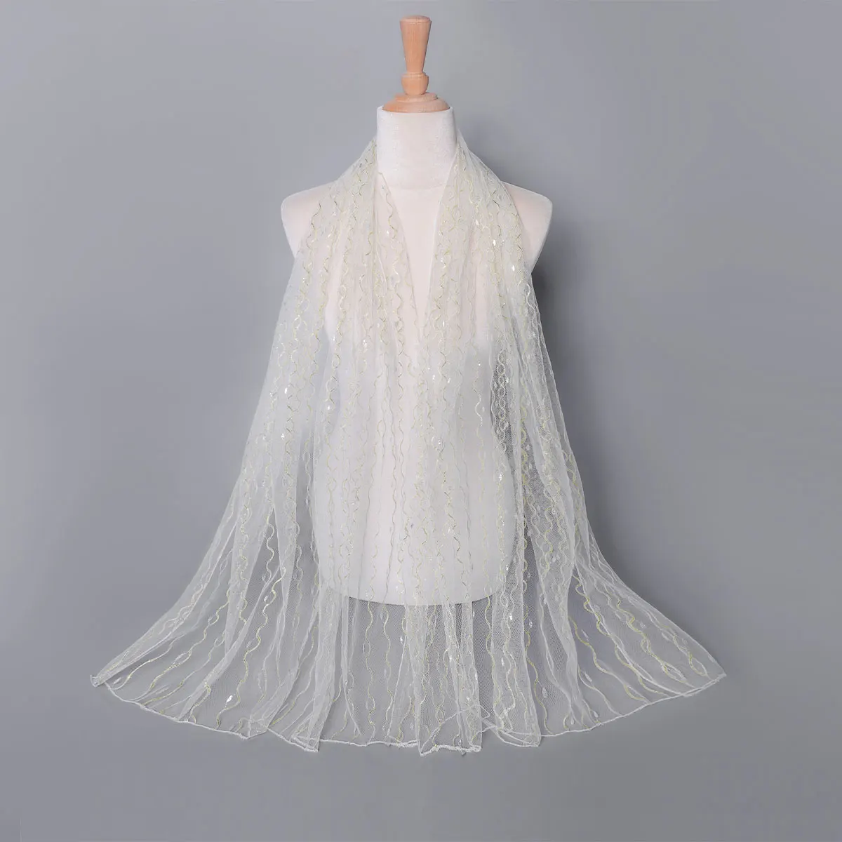 반짝이 여성 패션 원사 긴 스카프 다이아몬드 설정 레이스 목도리 여성을위한 여름 통기성 두건 우아한 새로운 이슬람 Hijab