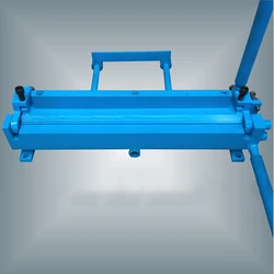 Manual Sheet Metal Iron Aluminum Copper Plate Bending Machine Small Manual Iron Plate Bender Folding Machine 0.1-2MM,210MM