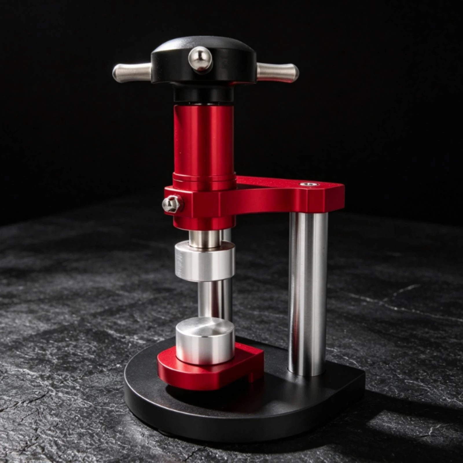 Watch Press Tool Rotary Case Bench-top Vertical Press Manual Tool for Secure Watch Back Fitting and Repair