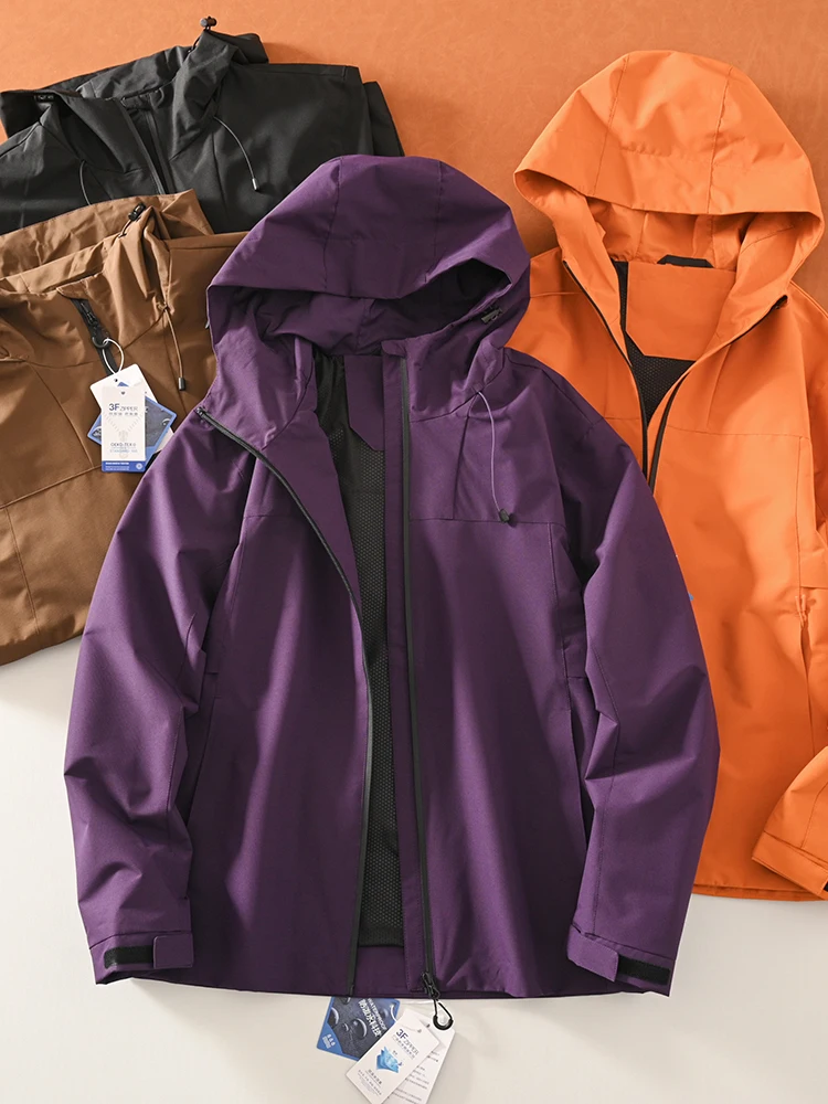 

Уличное мужское и женское весеннее функциональное ветрозащитное повседневное пальто с капюшоном с рисунком птиц, модное длинное свекло Urban Sle