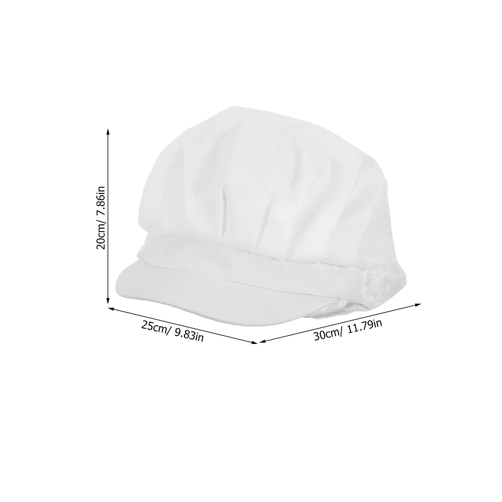 Boné anti-poeira leve malha respirável chapéu de trabalho para cozinha cozinhar limpeza manutenção catering sushi padeiro chef