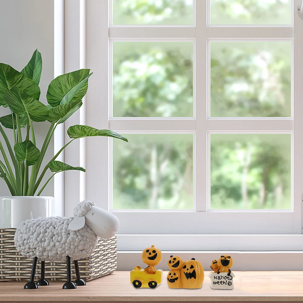 

3Pcs Realistic Resin Pumpkin Decor Thanksgiving Holiday Home Decoration Halloween Photo Shoot Props Halloween Pumpkin Decor