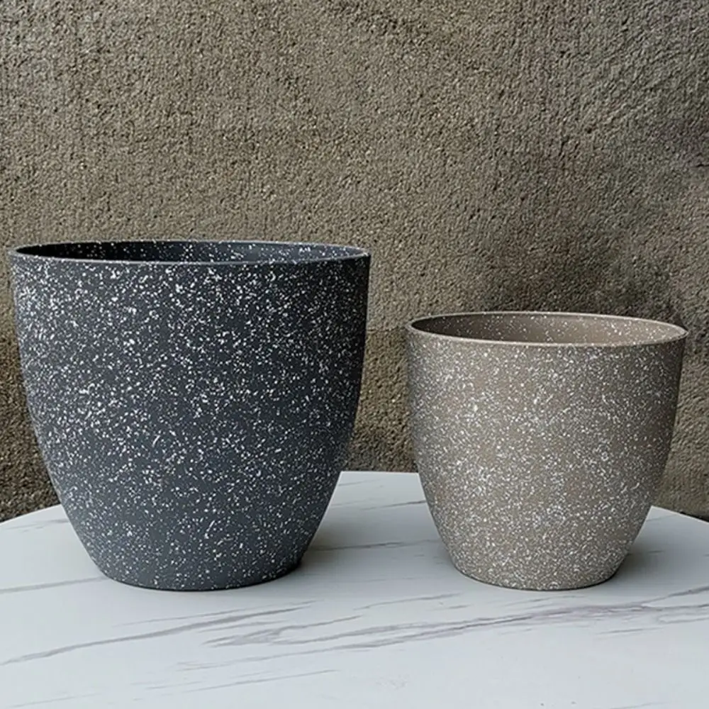 متجمد تقليد الحجر بونساي الزهرية شرفة وعاء النبات لوازم ديكور المنزل ذات سعة كبيرة نمو النبات وعاء الزراعة #2