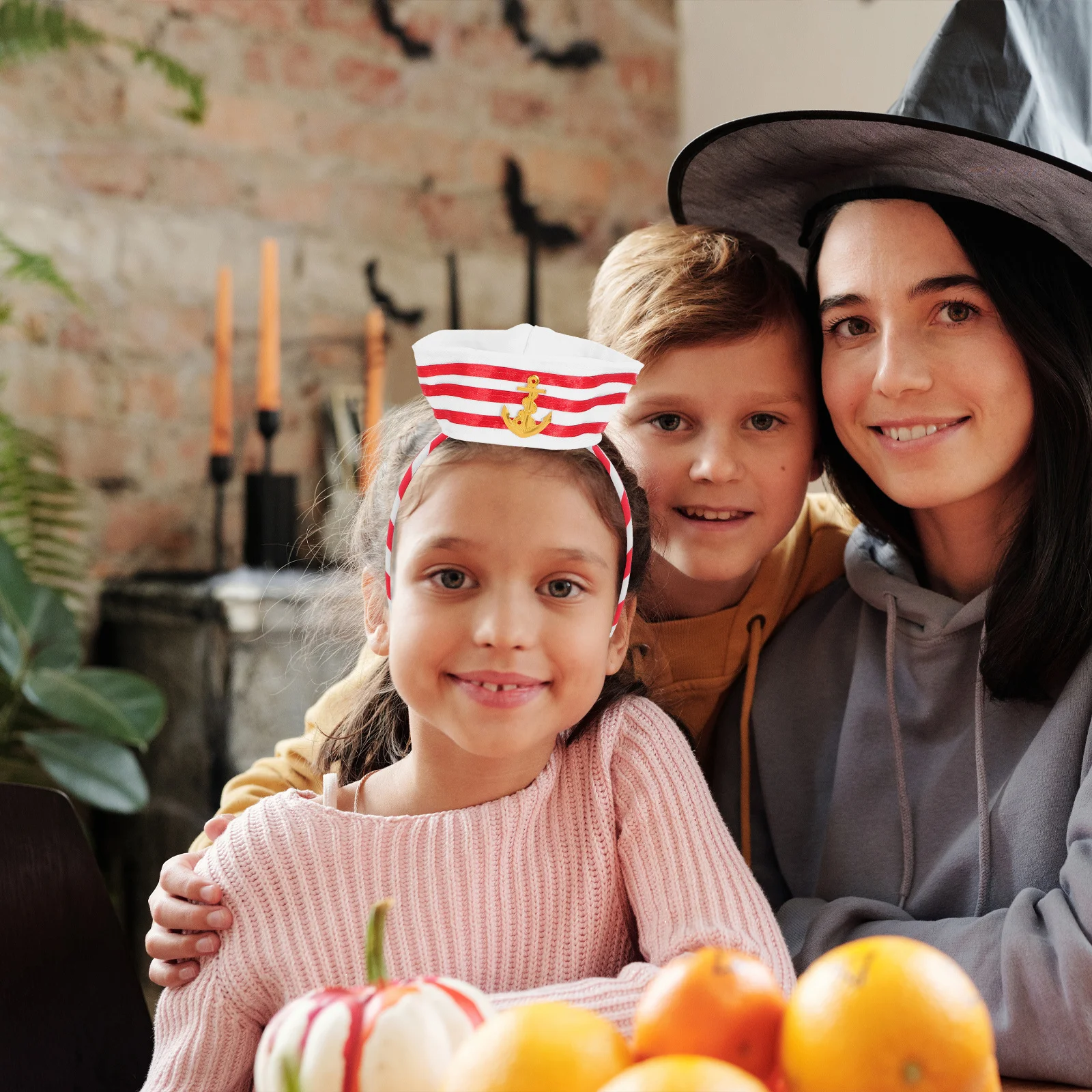 

2pcs Captain Hat Headbands Sailor Navy Theme Party Cosplay Hair Accessories Halloween Masquerade Festival Costume Props