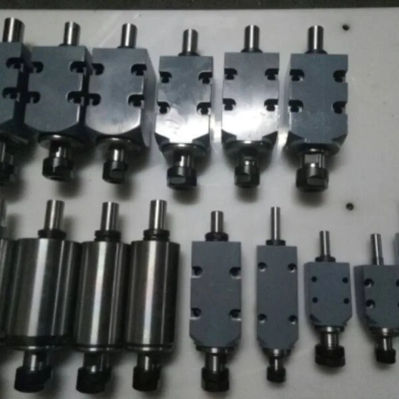 Unpowered Spindle Chamfering Machine Spindle 80 Square 80 Round ER32 ER25 Power Head 60 Square ER32 Mechanical Spindle