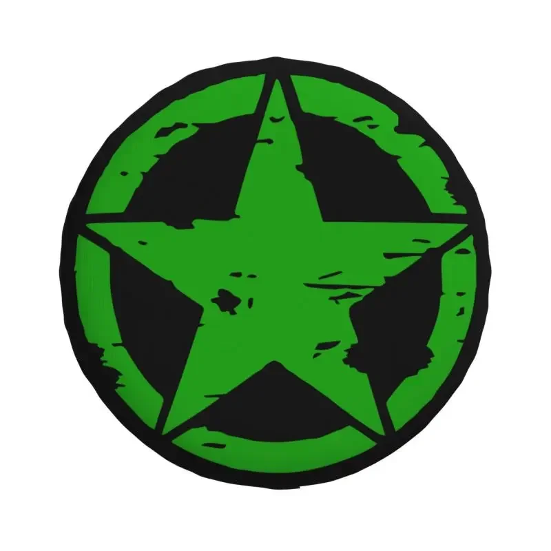 طباعة مخصصة لنا غطاء الإطارات الاحتياطية التكتيكية ستار ، واقيات العجلات ، ملحقات لسيارة جيب باجيرو ، سيارات الدفع الرباعي ، سيارات الدفع الرباعي ، 14 بوصة ، 15 بوصة ، 16 بوصة ، 17 بوصة #2