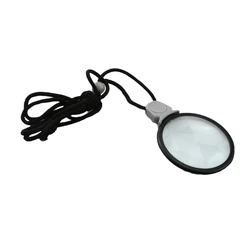 Women Magnifier Reading Glass Monocle-Lens Hanging Loupe Pendant Chain Necklace-Gift for Kids Seniors Reading