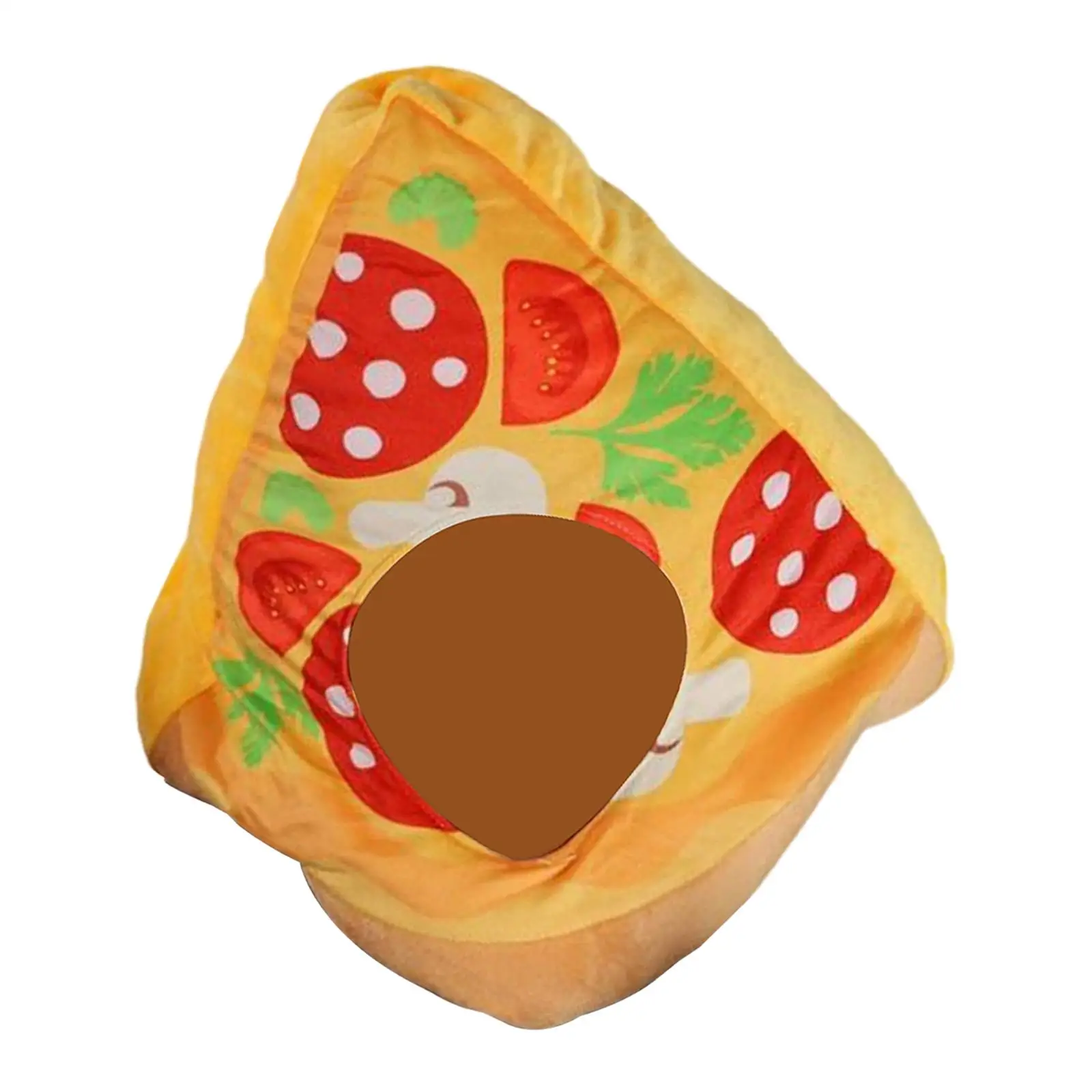 Pizza-förmiger Hut, bequem, bezaubernd, Neuheitsgeschenke, Cartoon für Cosplay-Kostüme