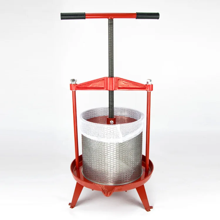 

14L Heavy Duty T Handle Manual Press Wine Press Honeycomb Oil Residue Vegetable Stuffing Bean Residue Press