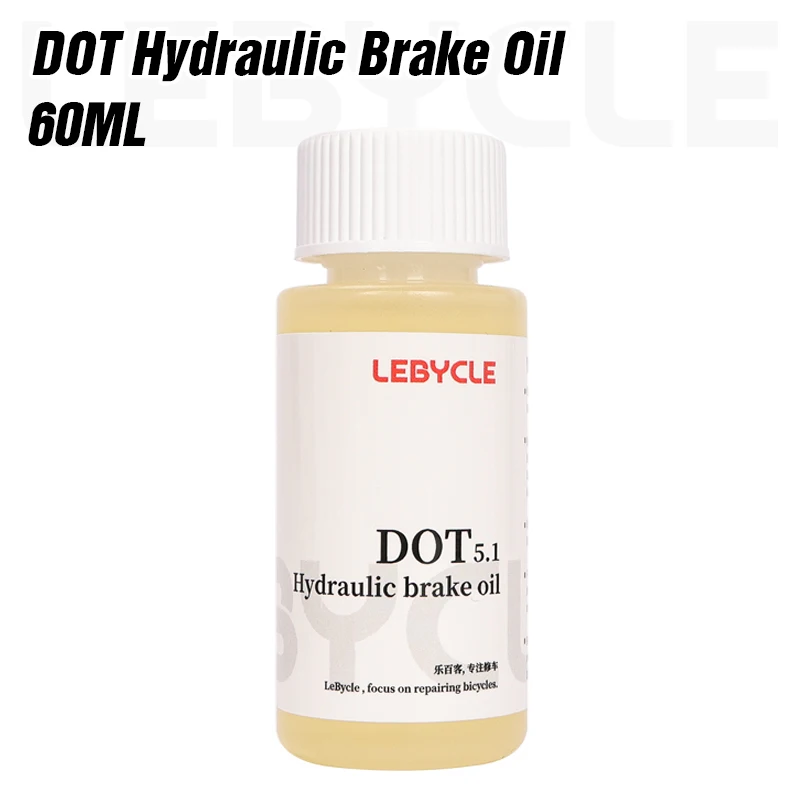LEBYCLE Fietsrem Minerale Olie 60ML DOT Hydraulische Remolie 60ML Voor Shimanod MGUARA Tektro Fiets Hydraulische Remsystemen
