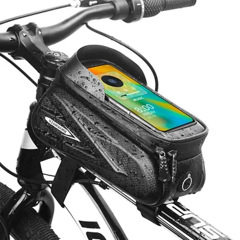 Telefoon Hard Case Top Tube Tas Grote Capaciteit Waterdichte Reflecterende Mtb Weg Fiets Zadeltas Head Bag Voorbalk Tas