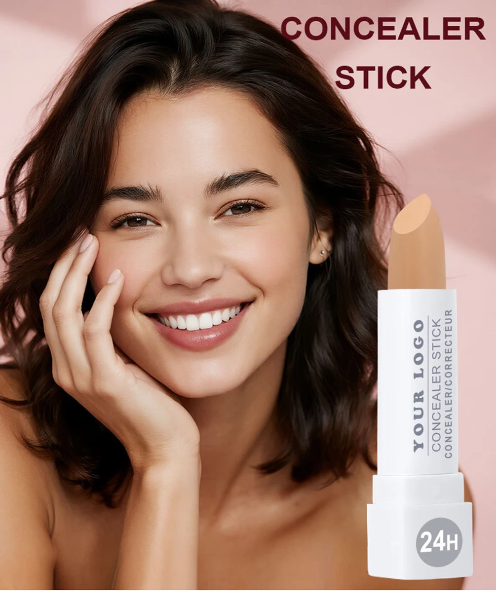 Etichetta privata in stick correttore a 22 colori Logo personalizzato impermeabile a lunga durata Trucco leggero opaco naturale a copertura totale vegano