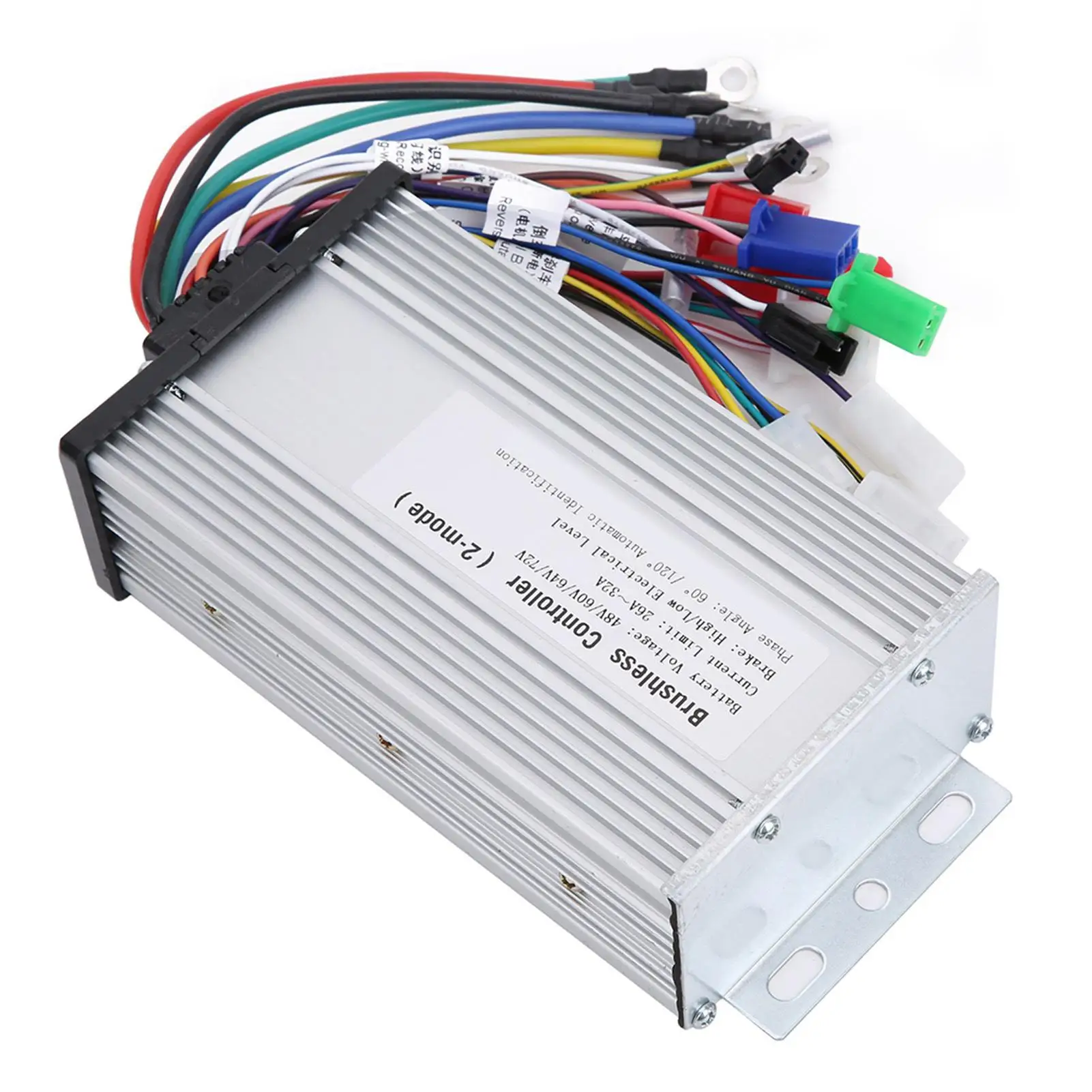 48V 60V 64V 72V E-Bike Brushless Motor Controller 1000-1500W Dual-Model Speed Controller for Electric Bicycle & Scooter