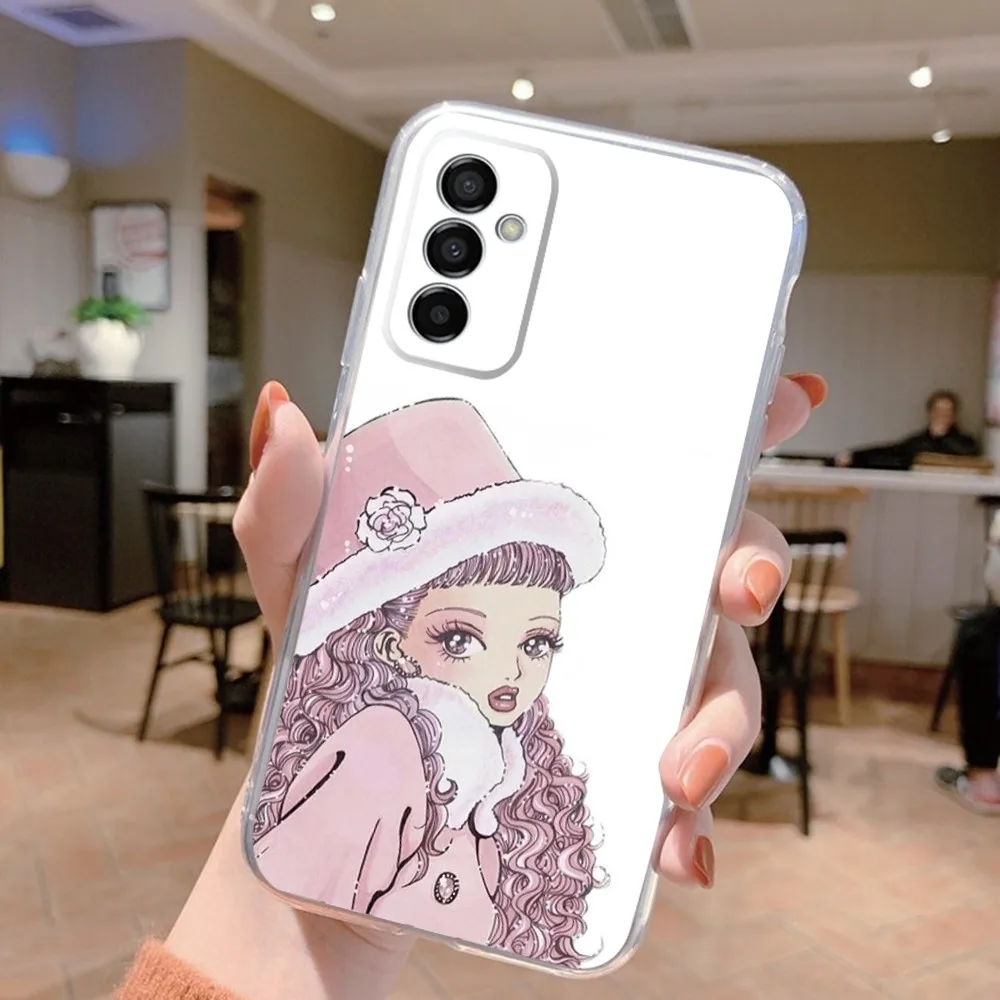 Paradise Kiss Miwako Phone Case Silicone For Samsung S30,S23,21,22,20 Ultra,S20 FE lite,S10,9,PIus Note20ultra Cover Clear