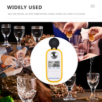 Digital Alcohol Refractometer Range 0-80% Wine Alcohol Tester LCD Display High Accuracy for Spirit Alcohol Volume Percent