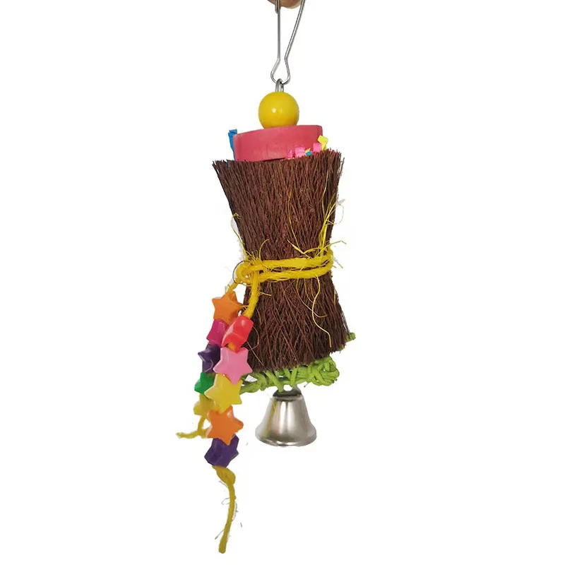 2/3 Teile/los Vogel Papagei Spielzeug Set Bunte Schredder Futtersuche Verschiedene Hängenden Käfig Vogel Kauen Rack Spielzeug Haustier papagei Molaren Biss Spielzeug – Detail 9