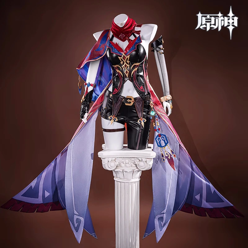 Chasca Cosplay Costume Genshin Impact Anime Women Fashion Uniform Chasca Role Play Clothing Halloween Costumes Pre-sale