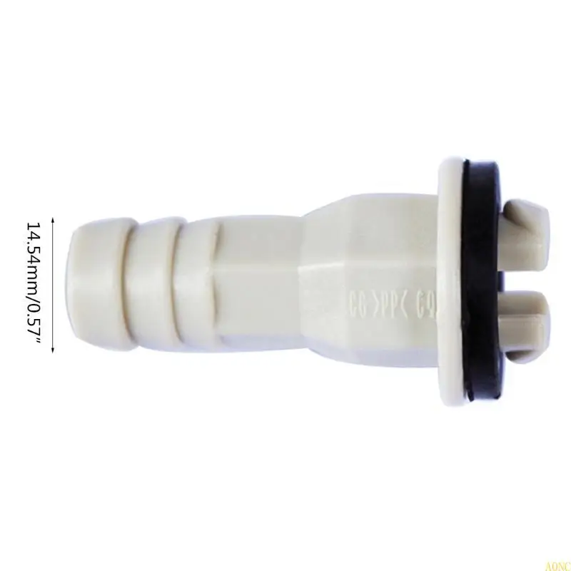 A0NC Разъем для сливного шланга Колено Насадка для сливного шланга 17 мм/0,67 дюйма для ж/резинового кольца для носителей Нет