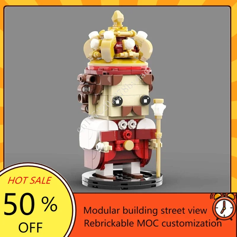 ชุดตัวต่อ MOC 702 ชิ้น หัวสัตว์สไตล์ปราสาท น่ารัก อุปกรณ์เสริมสำหรับตกแต่งบ้าน ชุดประกอบสำหรับการศึกษาทางเทคนิค DIY ของเล่นเพื่อนสนิท ของขวัญคริสต์มาส