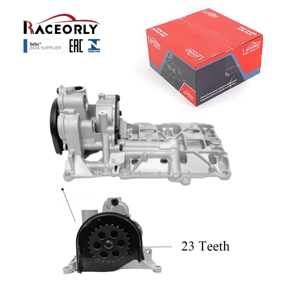 RACEORLY Bomba de aceite de motor de 23 dientes para BMW N47D20A/C 2.0T 11418518405