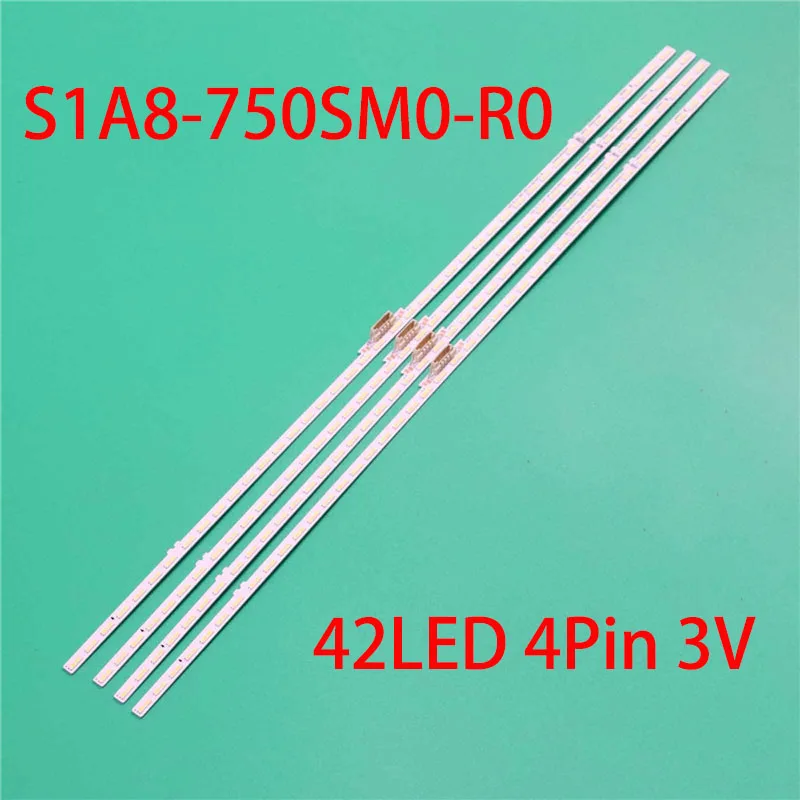 

Светодиодные планки подсветки для телевизоров Kits TV BN96-52594A ES75SV8FPKWA42, AU8K/9K_STC750A96_7020_2IN1_42LEDs_REV1.0, набор из 42 светодиодов