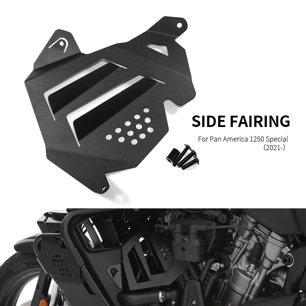 For RA1250 PA1250 Pan America 1250 S Special 2021 2022- Motorcycle Left Side Fairing Cover Side Infill Guard Protector Cover