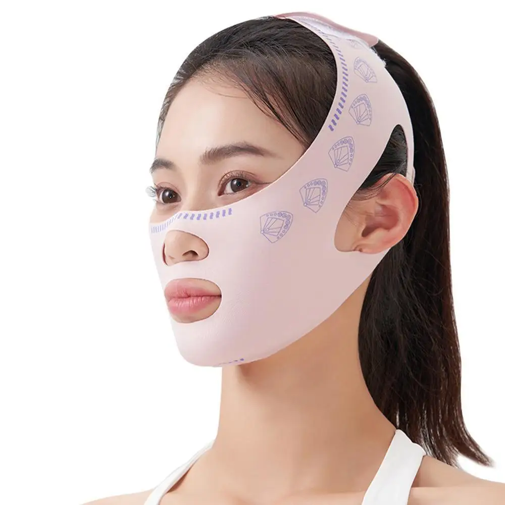 

2PCS Chin Cheek Slimming Bandage V Shaper V Line Lifting Mask Face Lifting Anti Wrinkle Strap Band Sleeping Mask Beauty Care