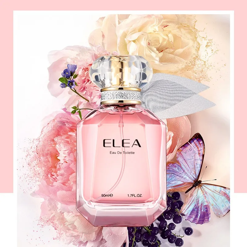 Fashion Brand Women Lasting Fragrance Body Spray Perfume Floral Scent Pheromone Eau De Parfum Premium Cologne 50ml Parfumeur