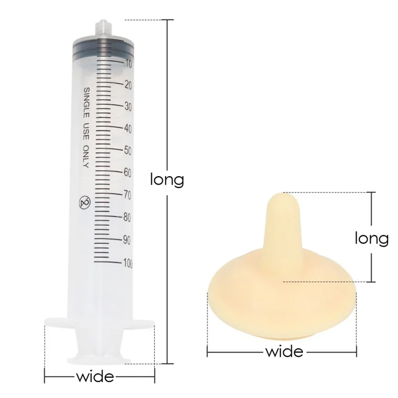 2PCS Newborn Pet Oral Syringe for Milk Medicine Nursing Newborn Pet Feeding Nipple for Kitten Milk Syringe Dog Cat Feeder Kit