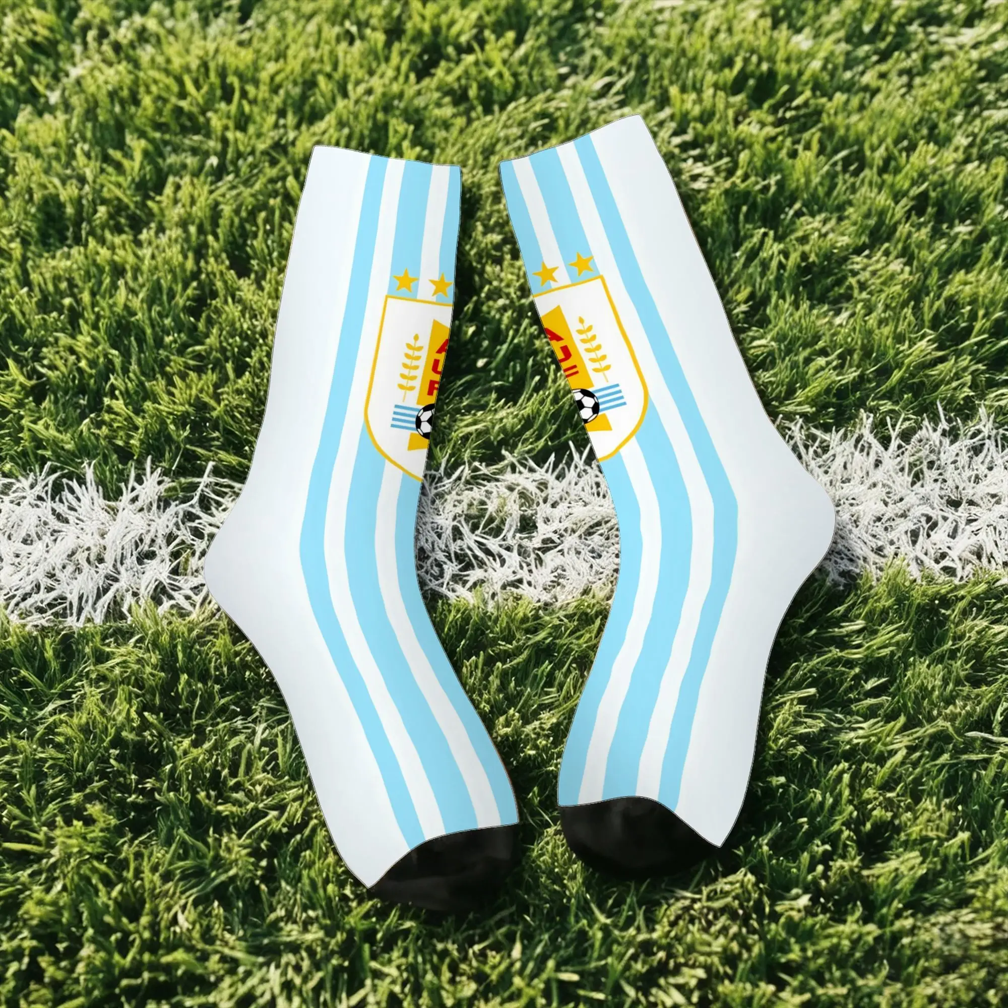 

Hip Hop Vintage Uruguay Crazy Men's compression Socks Unisex Harajuku Pattern Printed Funny Novelty Sock