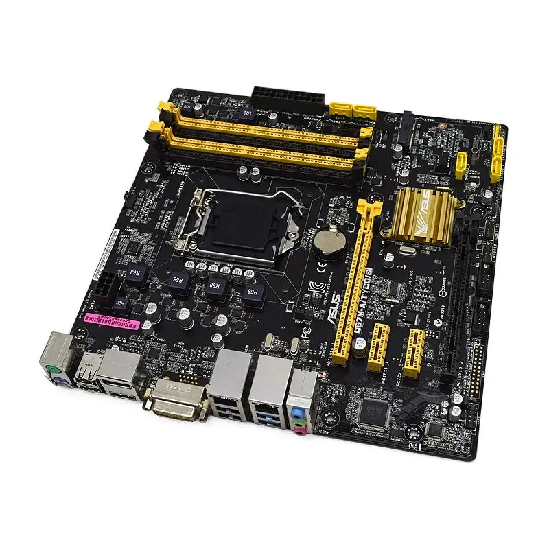 Imagem -05 - Placa-mãe Asus Q87m-a Tyco si Intel ® Soquete Q87 Lga 1150 com Suporte para I54570 4770 4790 I4170 4370 Cpu Ddr3 32gb Micro Atx