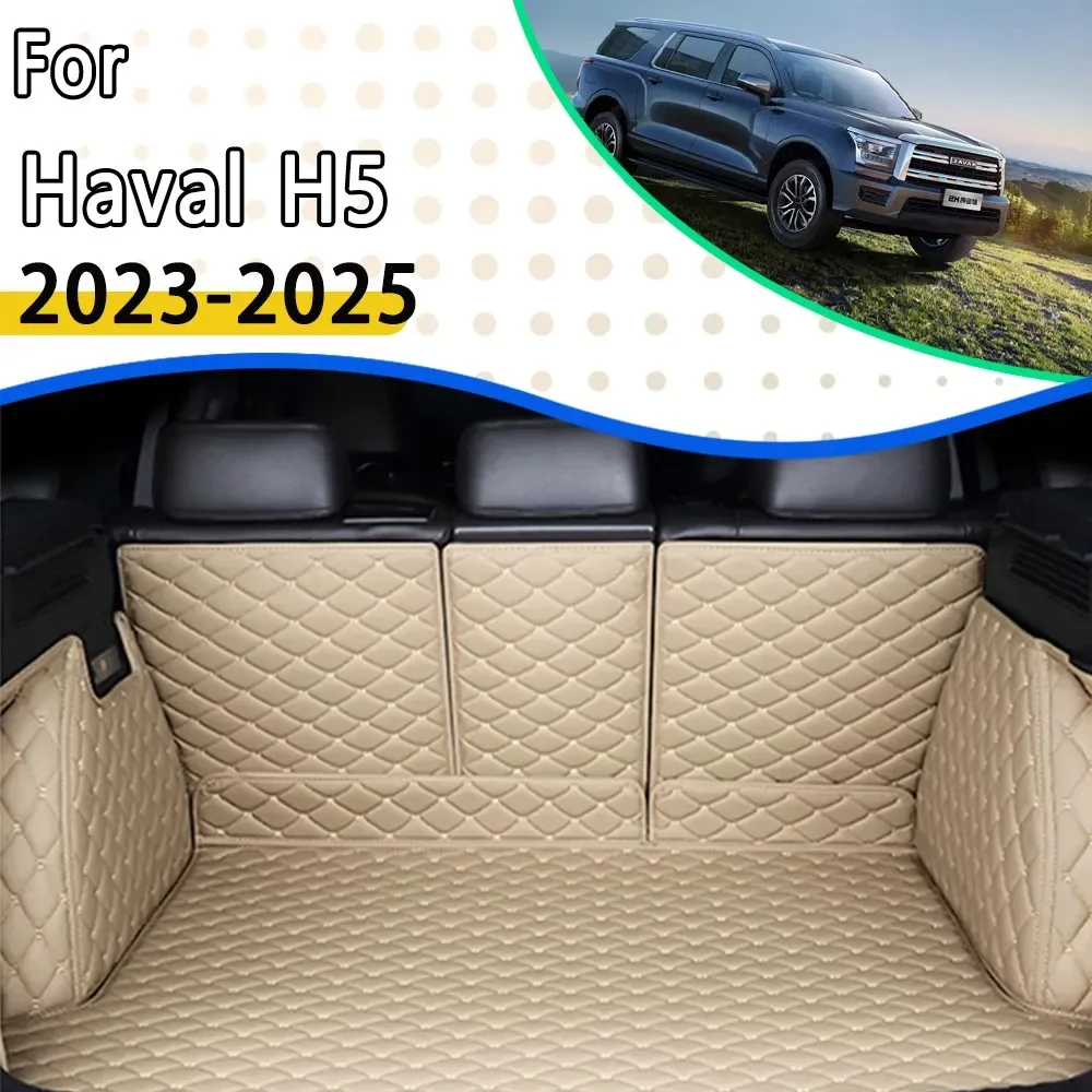 

For Great Wall Haval H5 Hover H5 2023 2024 2025 Car Rear Trunk Mats Interior Decoration Trunk Storage Pad Cargo Auto Accessories