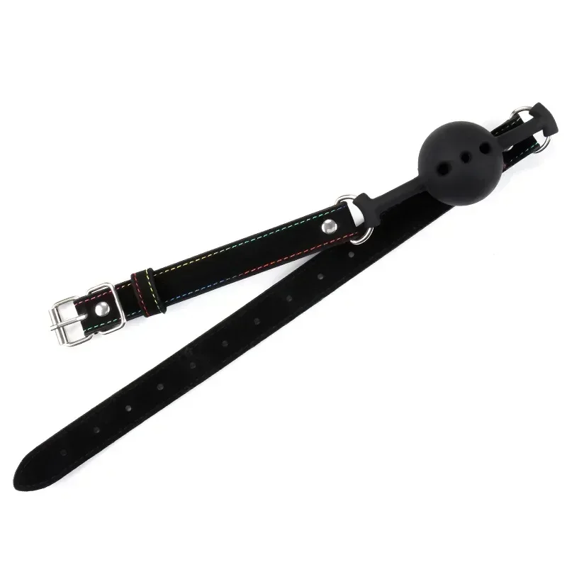 Couple SM Mouth Gag Ball Breathable BDSM Bondage Restriction Strap Open Mouth Adult Sex Toy Women Accessories